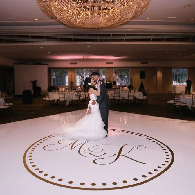 

Large Personalized Custom Name Wedding Dance Floor Sticker Banquet Party Decoration Monogram Initial Letter Vinyl Stickers Decal