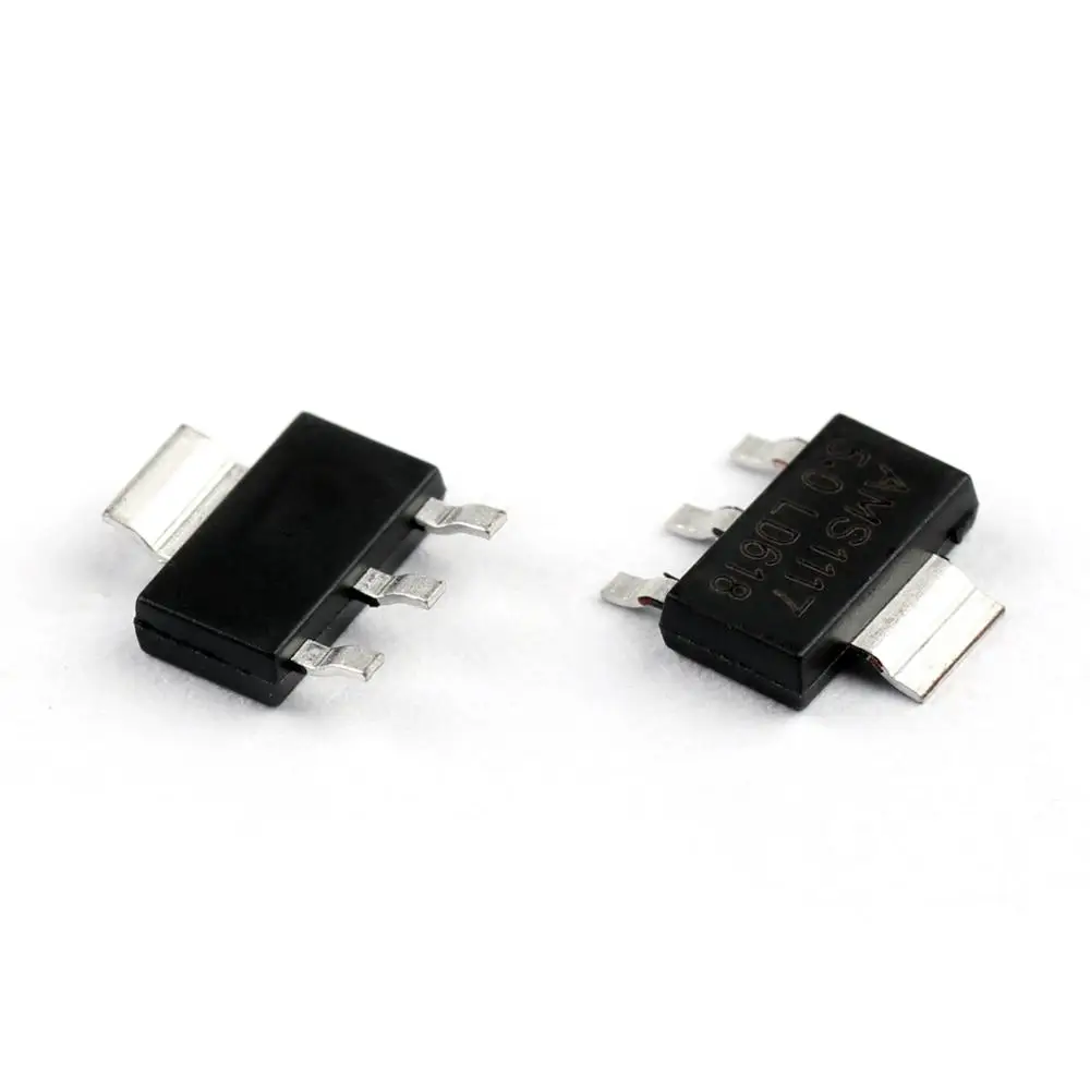 Бренд, 50 шт в наборе, AMS1117-5.0 5 V, 1A, СОТ-223 Напряжение регулятором IC
