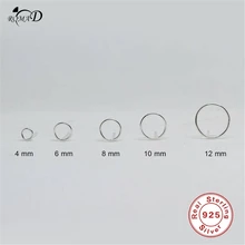 1 пара маленькие серьги-гвоздики 925 браслет из чистого серебра Круглые Серьги Huggie для женщин и мужчин серьги с костной пряжкой A30