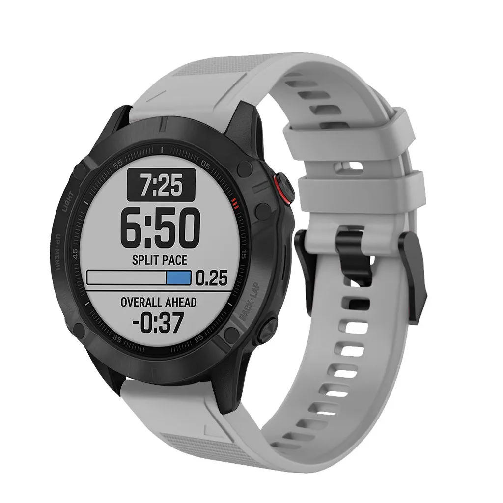 Быстроразъемный силиконовый сменный ремешок для часов Garmin Fenix 6/Fenix 6Pro Watch Quick Release силиконовый браслет Easyfit