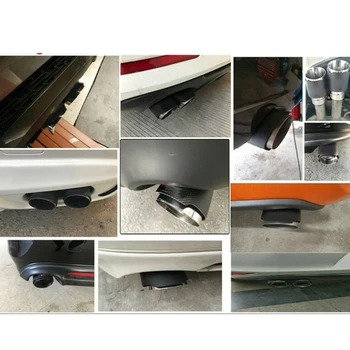 

Inlet Exhaust Pipe Carbon W/Red LED Light Exhaust Pipe Hot Sale Top Sale