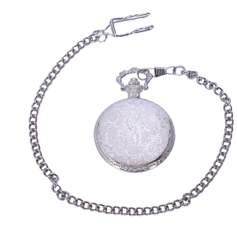 Бронзовый парусный Холст Лодка ожерелье карманные, на цепочке кварцовые часы-кулон
