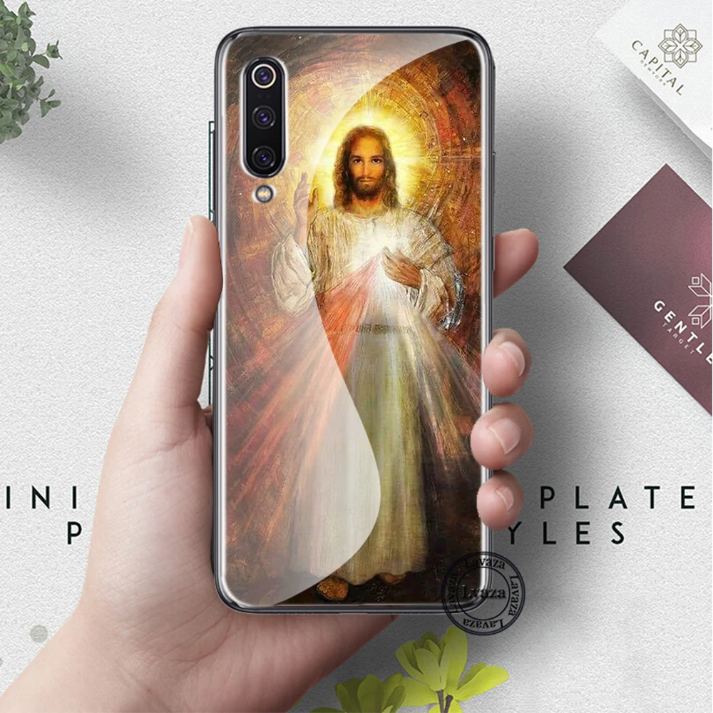 TG6 109d Divine Mercy Иисус крест Стекло чехол для Xiaomi 8 Lite 9 A1 A2 5X 6X Redmi 4X 6A Примечание 5 6 7 Pro - Цвет: TG6