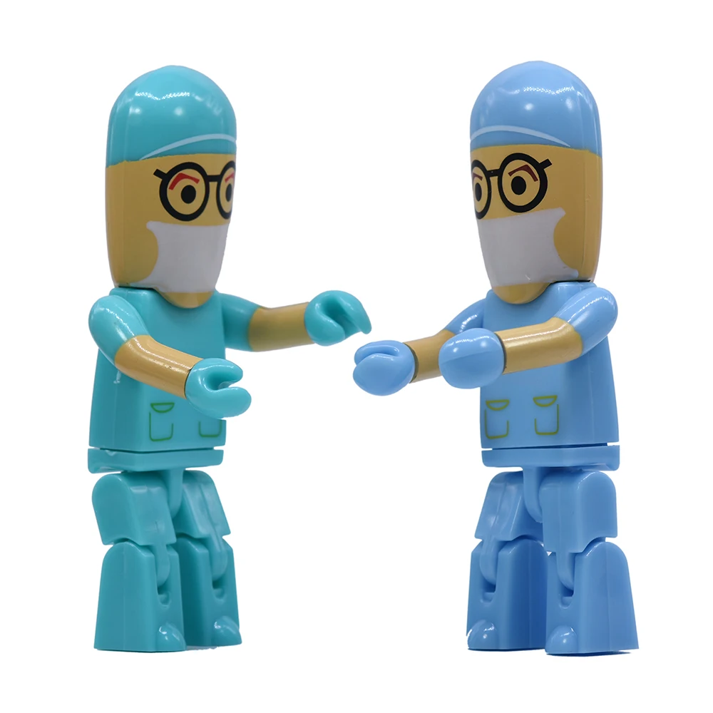 Флеш-накопитель Doctors, 32 ГБ, 16 ГБ, 8 ГБ, 4 Гб, usb флеш-накопитель для медсестры, пластиковая карта памяти, 256 ГБ, 128 ГБ, мультяшная флешка, подарок
