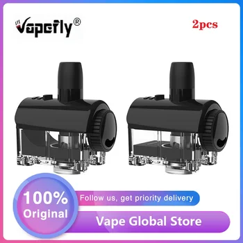 

2pcs Original Vapefly TGO Replacement Pod Cartridge 2ml/ 4.5ml Capacity E-cig Pod with TGO Mesh Coil for Vapefly TGO Pod Kit