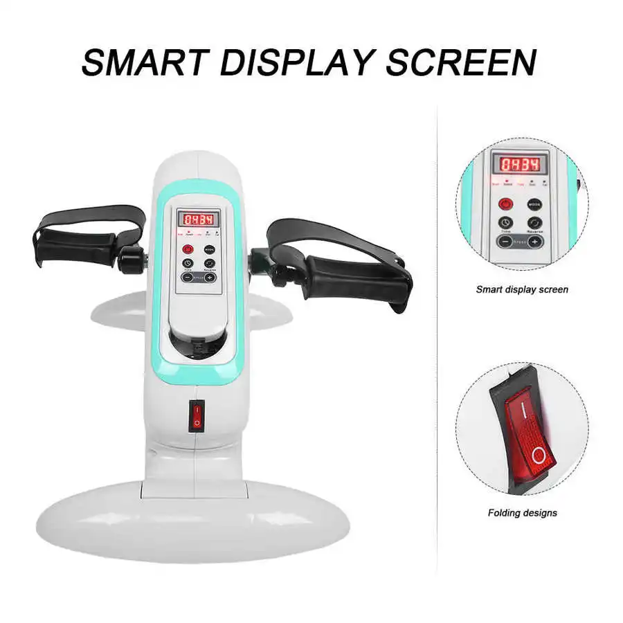 Electric Rehabilitation Machine Elderly Leg Arm Exercise Training Bike Body Recovery Fitness Slimming with LCD Screen EU Plug 5