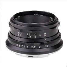 Ручной фиксированный объектив для камеры Sony 35 мм F1.6 Ручной фиксированный объектив для камеры Sony 35 мм F1.6