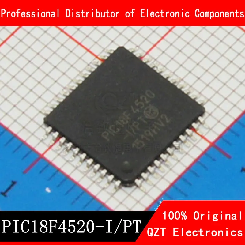 5pcs/lot PIC18F4520-I/PT PIC18F4520 18F4520 TQFP-44 Original In Stock pic18f4520 i p pic18f4520 4520 mcu 8bit 32kb flash dip 40 in stock