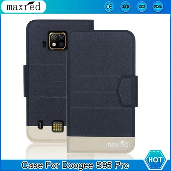 Перейти на Алиэкспресс и купить Оригинальный чехол Для Doogee S95 Pro, 5 цветов, Ультратонкий Роскошный кожаный защитный чехол Для Doogee S95 Pro