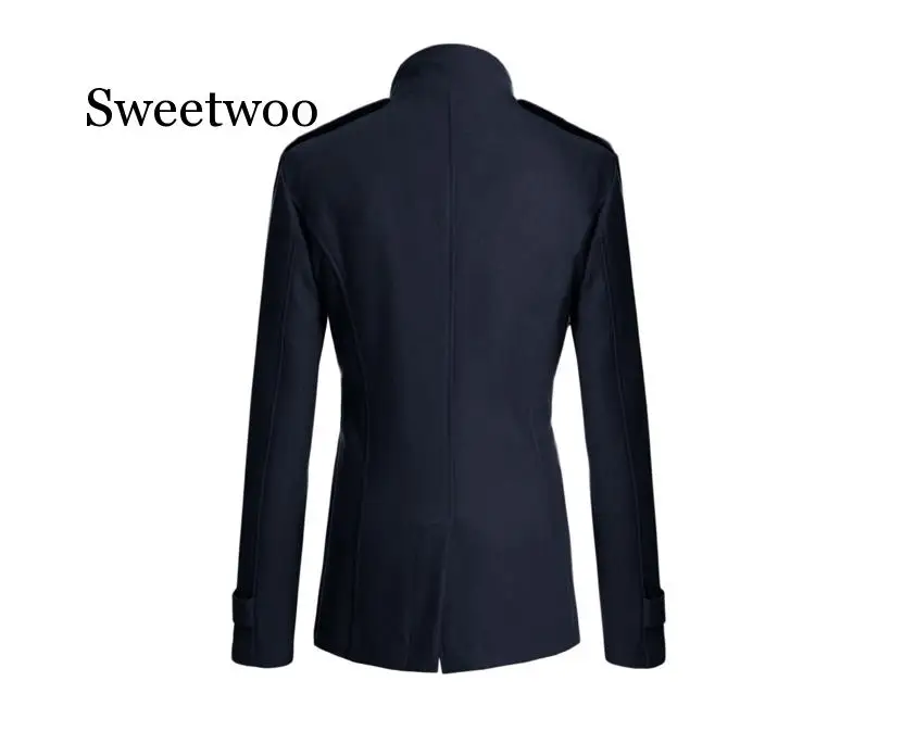 2020 New Men's Mao Wool Overcoat for Male Long Suit Woolen Windbreaker Men's Coat Outer  Wear Clothing