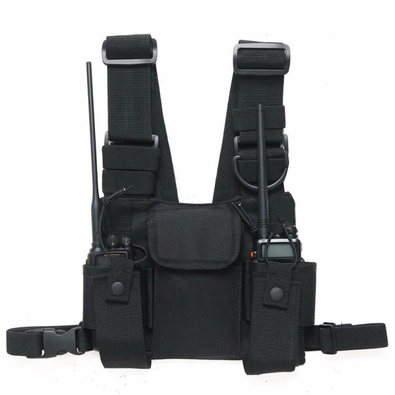 Для Motorola UV-5R UV-82 двухстороннее радио Карманный нагрудный пакет сумка Жгут аксессуар