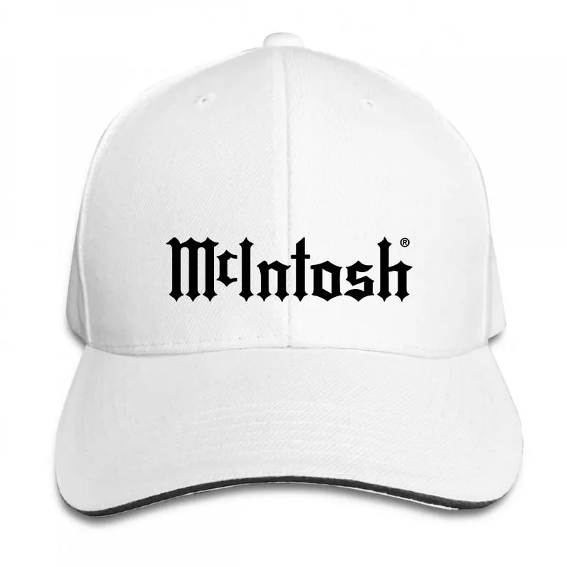 McIntosh, домашняя аудио бейсболка с логотипом для мужчин и женщин, кепки для водителя грузовика, модная Регулируемая Кепка - Цвет: 2-White