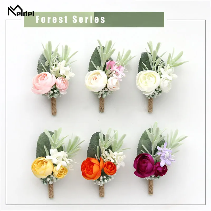 wedding accessories wrist corsage bracelet  boutonniere  (1)