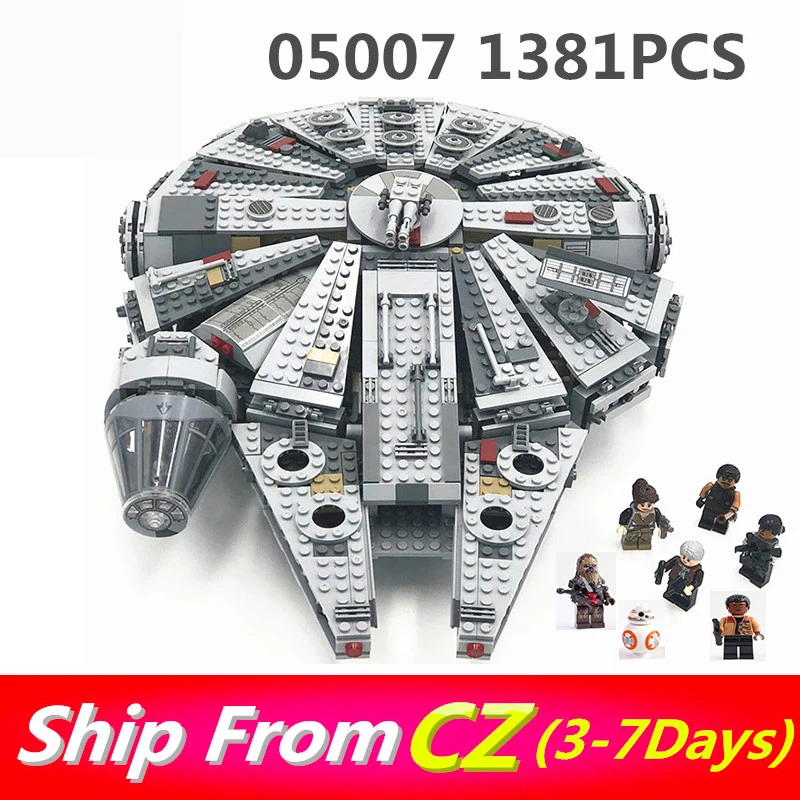 

05007 05004 Building Blocks Star Plan Wars Set Poe's X Wing Fighter Compatible with 75105 75102 Toys for Children Bricks