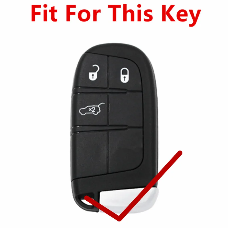 FLYBETTER из натуральной кожи 3 кнопки без ключа корпус умного ключа Крышка для Jeep Grand Cherokee для Chrysler 300C/Renegade l74