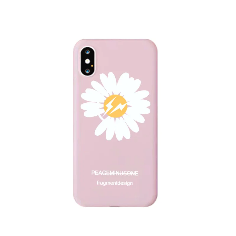 Модный peaceminusone фрагмент цветок чехол для телефона для iPhone X XS MAX XR 8 7 6 6S Plus 11 корейский мягкий силиконовый чехол - Цвет: -3