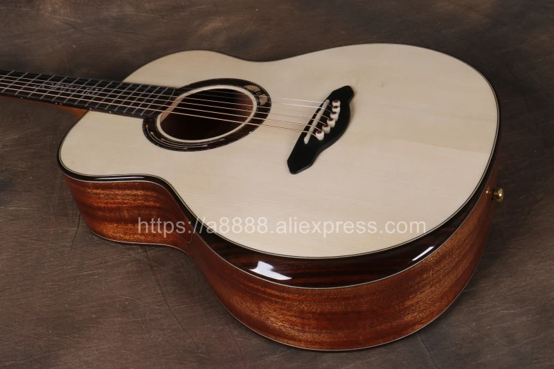 Professional Full Solid Guitar 36&quot guitar with Spruce Top/ Mahogany Body guitars china | Спорт и развлечения