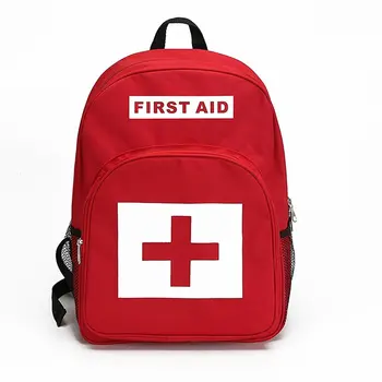 

Shoulder Travel First Aid Bag Backpack Empty Bag Outdoor Material Security Marathon Emergency Medical Kit