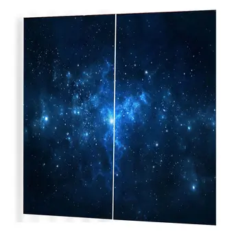 

Digital 2-140*100Curtain Floral Flowers Printing Door Window Curtains Home decor Bedroom Living room