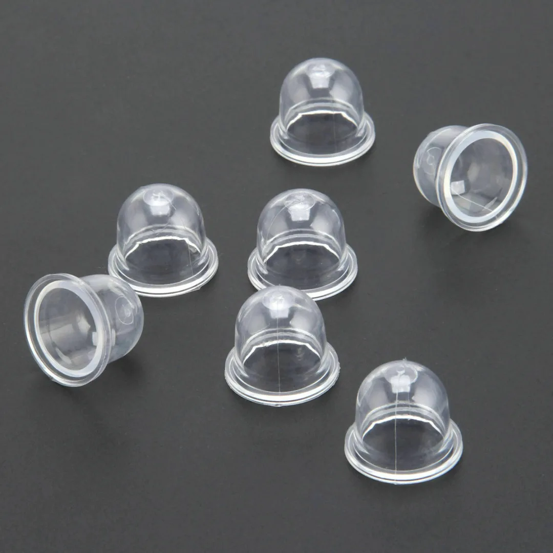 

2pcs White Transparent Fuel Pump Bulb Carburetor Oil Bubble Primer Bulb Chainsaws Trimmer Brush Cutter Clear Tool 19-22mm