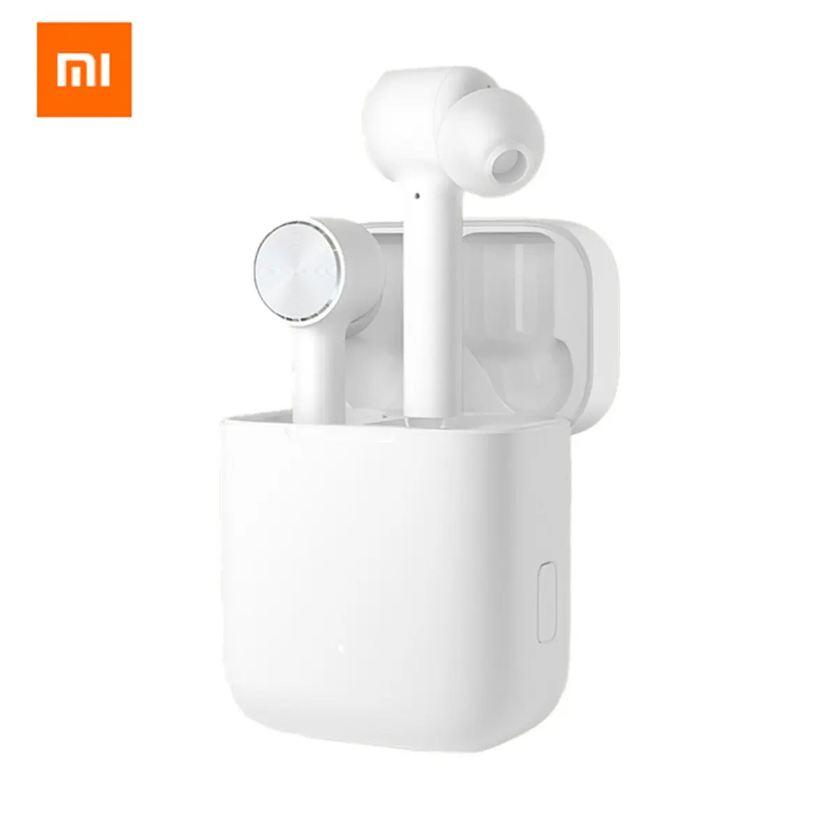 Белый Xiaomi Mi воздуха ANC bluetooth наушники-вкладыши TWS True Беспроводной спортивные стерео гарнитура наушники выключатель автоматический пауза нажмите Управление - Цвет: Белый