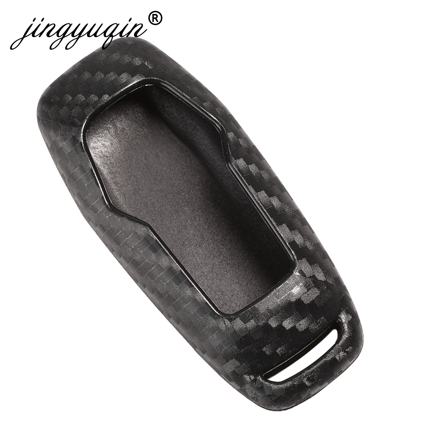 Jingyuqin-Cover-per-chiave-automatica-in-Silicone-morbido-in-fibra-di-carbonio-per-Ford-Lincoln-Escape.jpg Keyforkess Cover per chiave automatica in Silicone morbido in fibra di carbonio per Ford Lincoln Escape Explorer Flex Flex Taurus Fusion Car Styling - Jingyuqin Cover per chiave automatica in Silicone morbido in fibra di carbonio per Ford Lincoln Escape