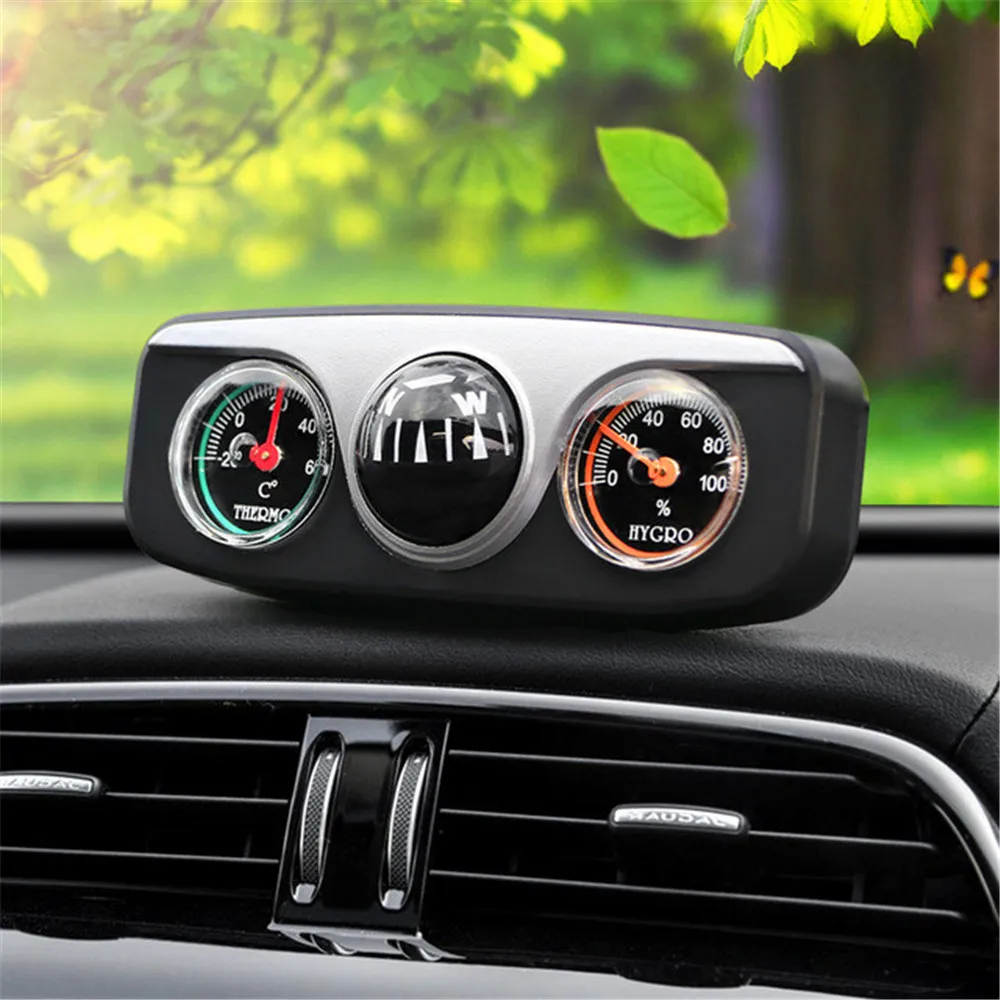 Super Practical Multi-Function Car Thermometer Compass