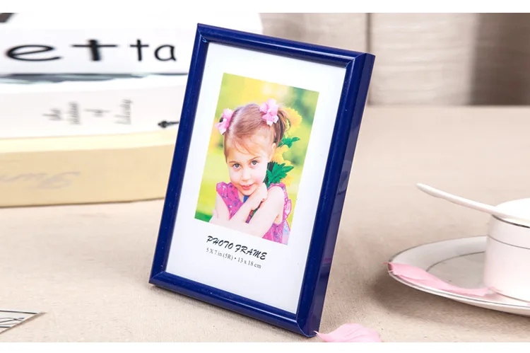 Frame Tabletop Home Plastic Photo Frame Photo Wall Rounded Edges Painting Frame Studio Wedding Photo Frame 56789 10a412-Inch