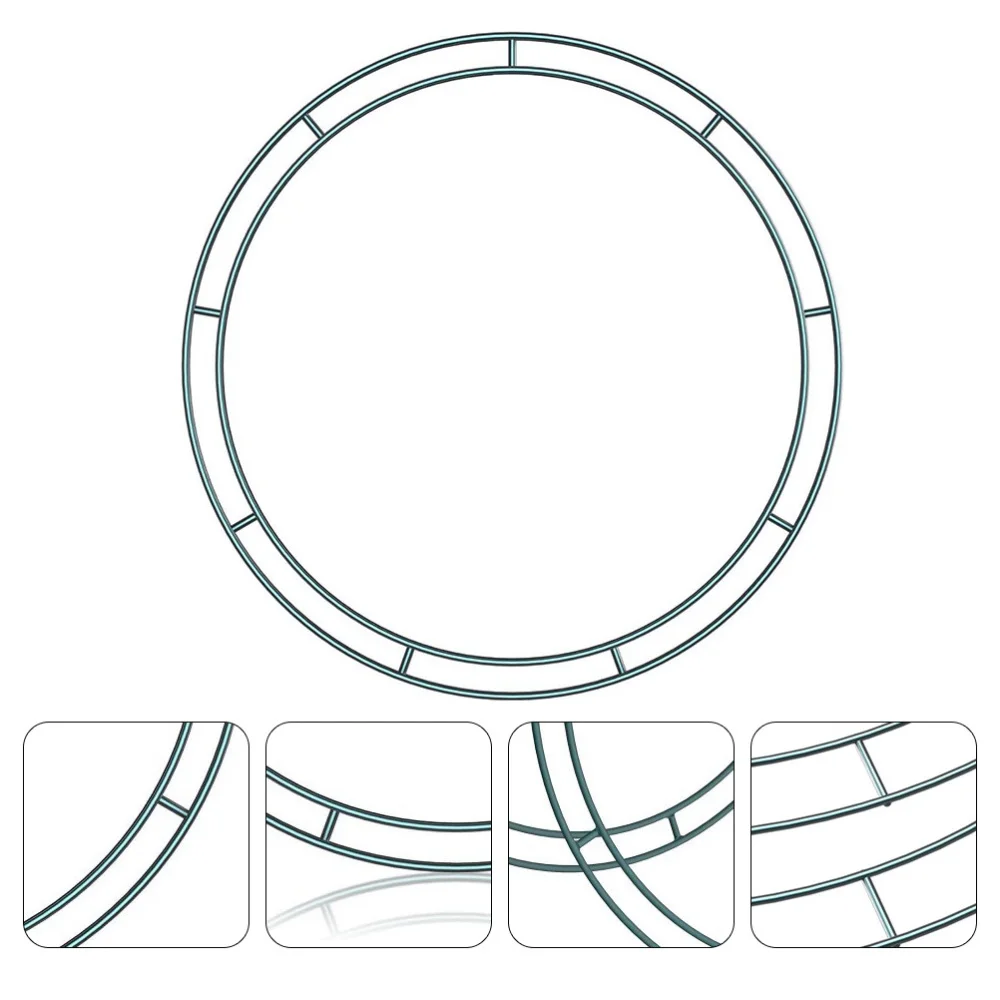 

1pc Garland DIY Iron Round Frame Accessory Durable Wreath Hoop Wreath Loop