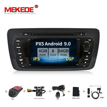 

MEKEDE IPS screen DSP 4+64G Car DVD Player Radio For Seat Ibiza 2009 2010 2011 2012 2013 Car Radio Stereo GPS Navigation wifi BT