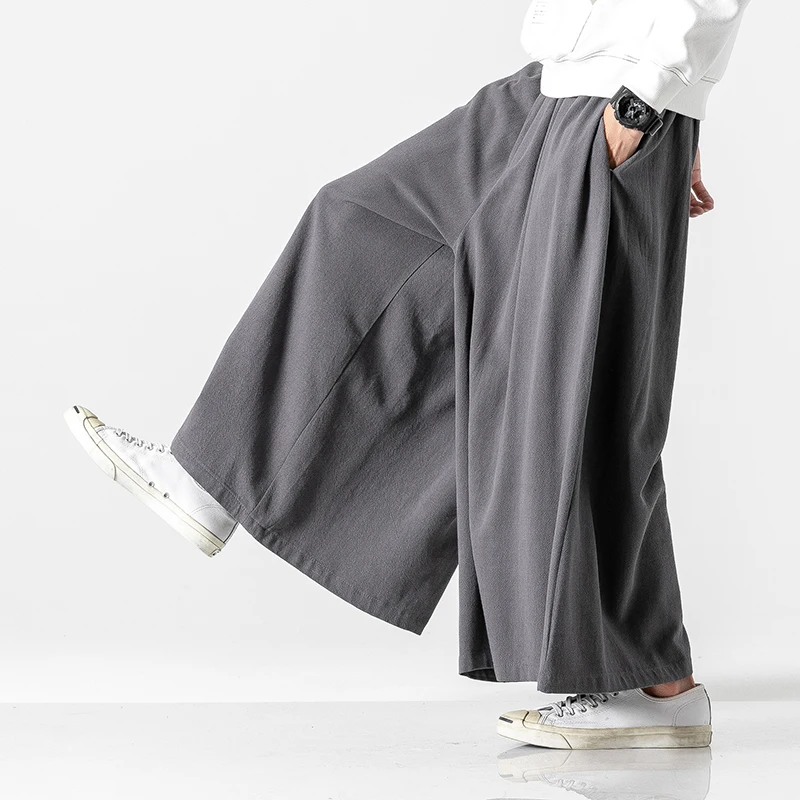 Men Jogger Pants Men Cotton Pants Men Harem Pants Men Jogger Sweatpants Men&rsquo;s Casual Baggy Pants Vintage Jogging Harem Pants Cotton Loose Wide Leg