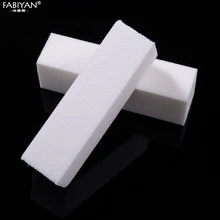 مجموعة 5 قطعة 4 طريقة الأبيض العازلة التخزين المؤقت كتلة الملفات نصائح الرملي أظافر تركيب من الأكريليك مانيكير أداة العناية صالون بالجملة(China)