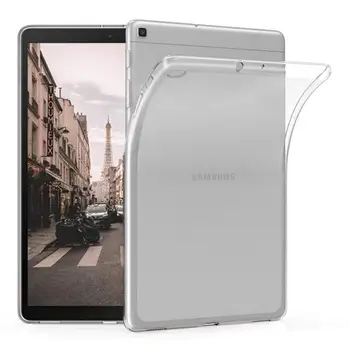 

Case for Samsung Galaxy Tab A 10.1 2019 Transparent Slim Clear TPU Rubber Back Cover for Samsung Galaxy Tab A 2019 SM-T510 T515