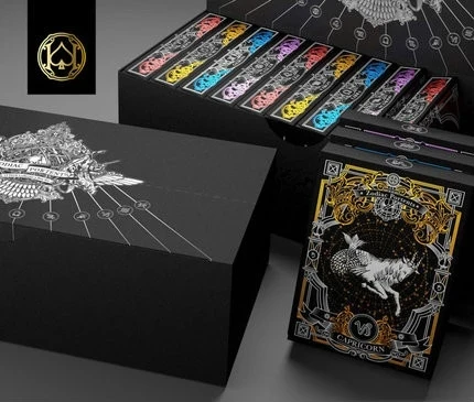 2021 Newest Astrological zodiac constellation playing cards imported collection flower cut creative Zodiac Portents High Quality | Спорт и