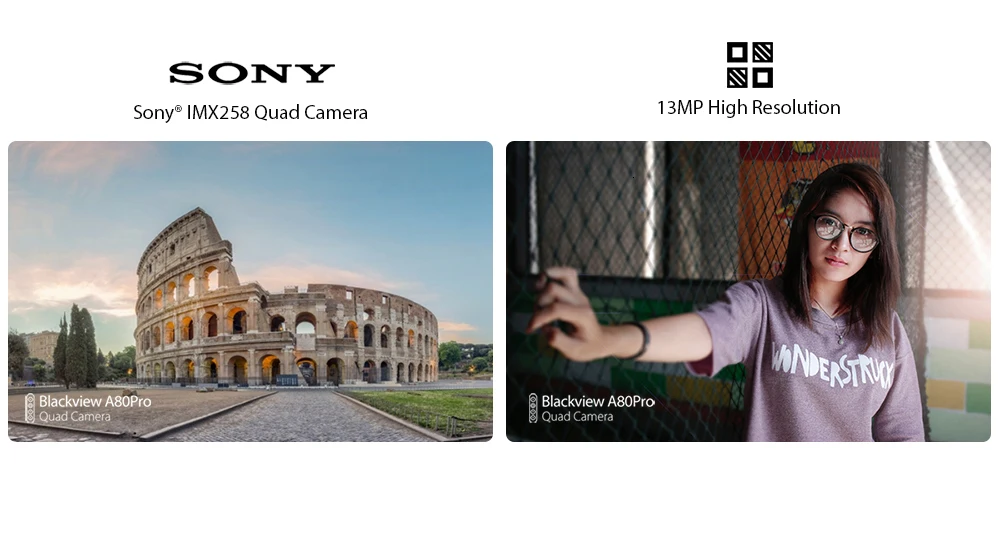 Blackview A80 Pro Quad камера заднего вида, 4 Гб+ 64 ГБ, Android 9,0, четыре ядра, мобильный телефон, 6,49 дюймов, 4G, мобильный смартфон, глобальная версия