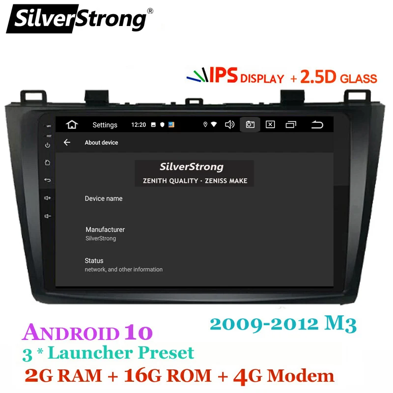 SilverStrong 4G модем Android 10,0 автомобильный DVD для Mazda 3 Axela 4G SIM Автомобильный мультимедийный Mazda 3 Bluetooth 4,0 wifi опция TPMS