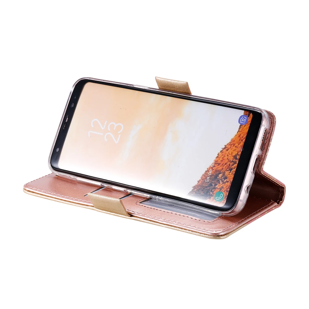 Кожаный чехол для samsung Galaxy A10 A20 A30 A40 A50 A70 Примечание 10 S8 S9 S10 плюс A10S A20S A30S A50S A20E A60-бумажник с откидной крышкой