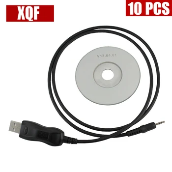 

XQF 10PCS USB Programming Cable Yaesu VX-8G VX-8GE VX-8GR Radio CT-143 Radios