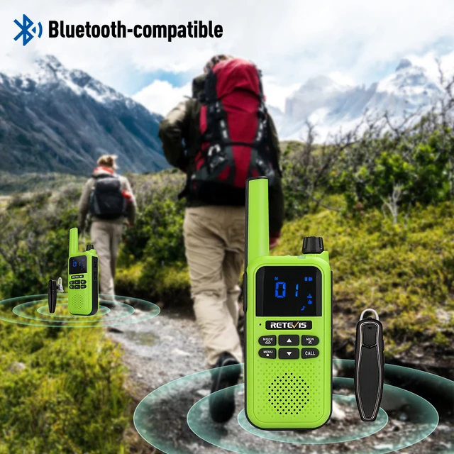 Retevis RA619 Walkie Talkie con Bluetooth, Emisoras Caza, Walkie