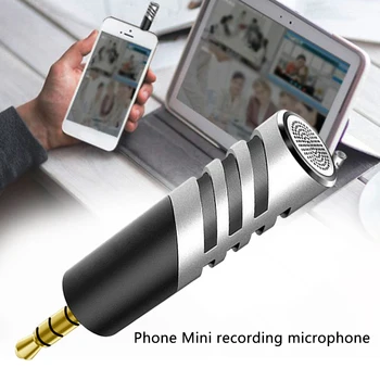 

Portable Sound Recording Video Conference 3.5 Mm Jack For Phone Professional Stereo Home Universal Condenser Mini Microphone