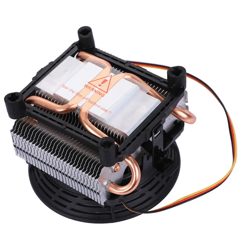 PCCOOLER Seven-spot Божья коровка V4 cpu Радиатор полная медь 2 тепловая труба для AMD/intel процессор беззвучного вентилятора