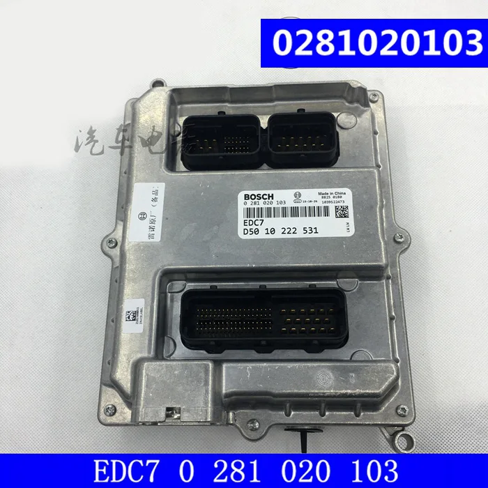 

EDC7 computer board ECU 0281020103 D50 10 222 531 for Bosch Tianlong Renault