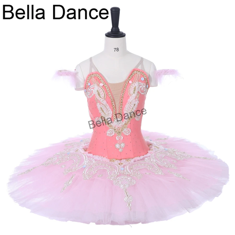 Nutcracker Professional Ballet Tutu Pink,Sugar Plum Fairy Performance Tutu,Fairy Doll Classical Ballet Stage CostumeBT9059A