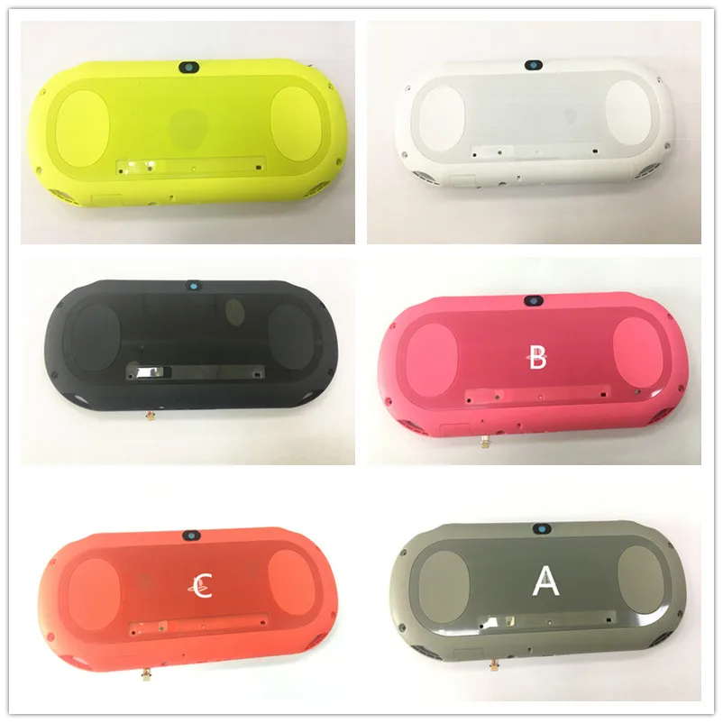 

Black White Color Housing Shell Back Case Cover For PSVita2000 PS Vita 2000 Slim PSV2000 Console Protector Case