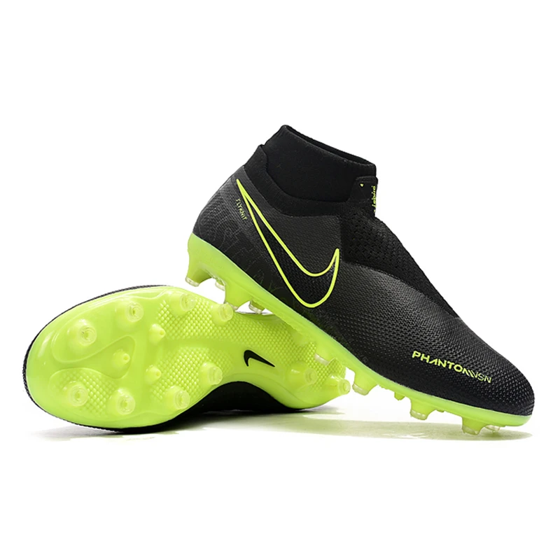 Футбольные Бутсы Nike Phantom VSN Shadow Elite DF AG 39-45, черные люкс белые бесшовные кроссовки, мужские футбольные бутсы Nike
