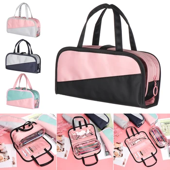 

Fashion Multifunctional Waterproof Large Capacity Pencil Bag Oxford Cloth Pen Bag Detachable Pencil Case Cosmetic Bag Wash Bags