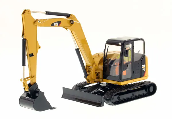 DM Cat-terpillar 1/32 Scale Cat 308E2 CR SB Mini Hydraulic Excavator plus Work Tools High Line Series By Diecast Masters 85239