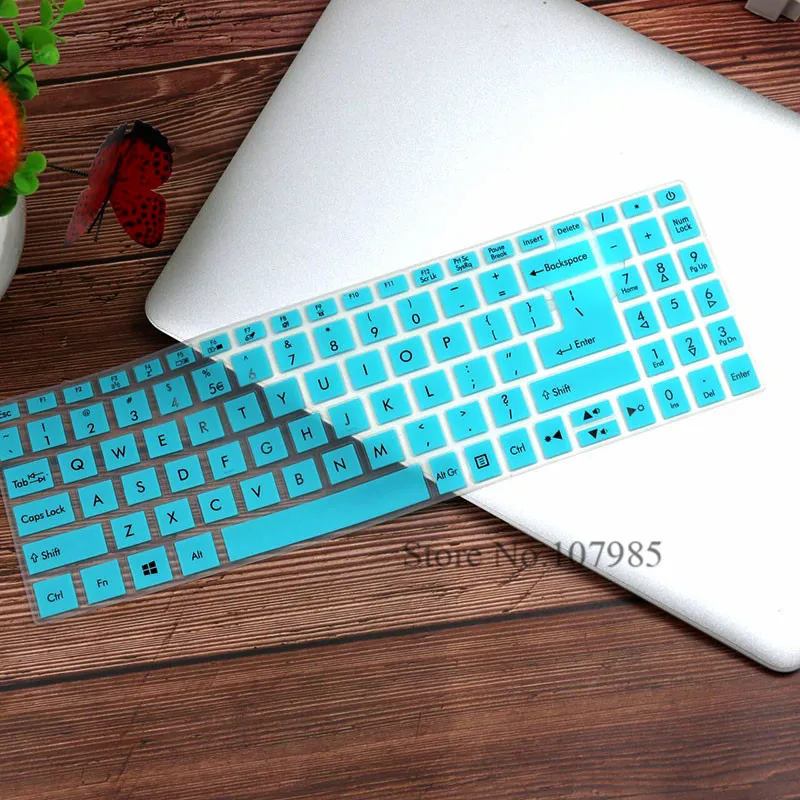 Силиконовый чехол для клавиатуры Acer Aspire защитный ноутбука 5 1 2 7 52 57mu A515 52g Swift 3 15 6
