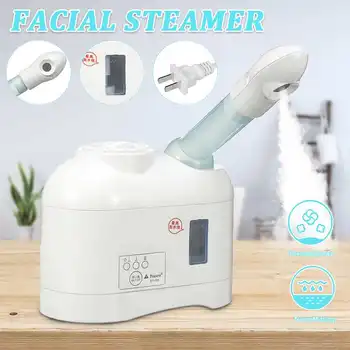 

Lady Steam ozone Facial Steamer Face Sprayer Vaporizer Beauty Salon Skin Detox Whitening Moisturizing Exfoliating Care Machine