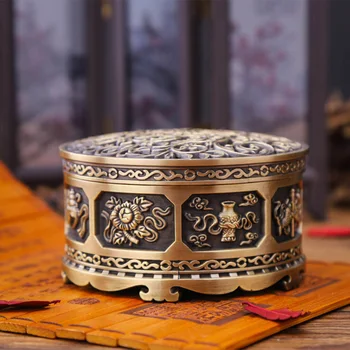 

Incense Burner Holder Home Office Teahouse Home Decor Chinese Buddha Incense Zinc Alloy